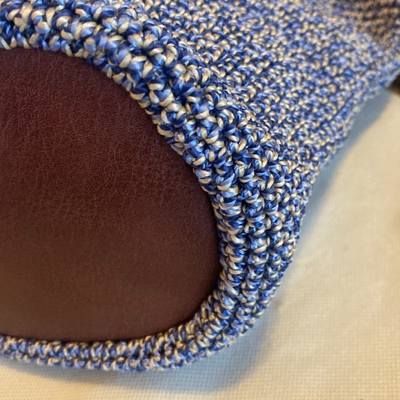 The Sak knitted blue and white hobo purse - Picture 7 of 13